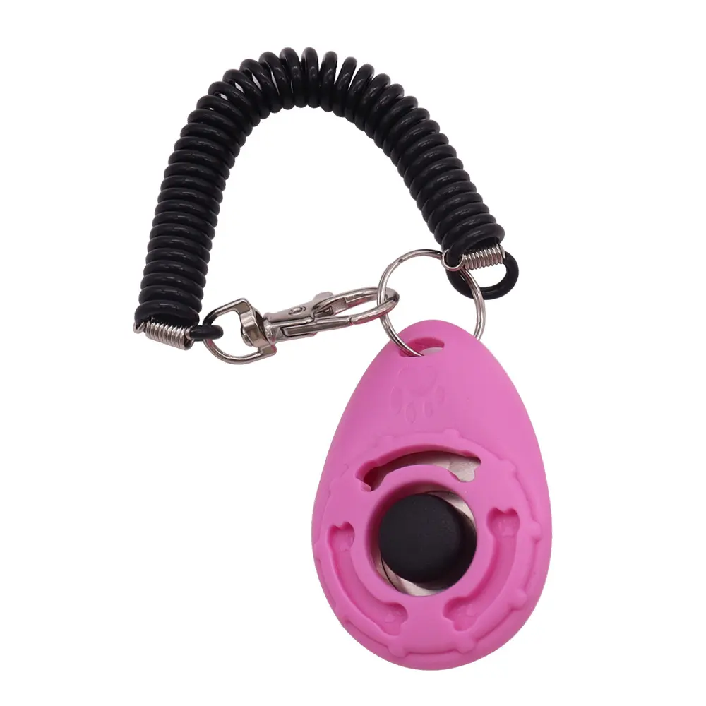 High Quality Small Dog Training Supplies PET Training Clicker Wrist Strap Custom SAP for Wholesale & OEM Programs detail