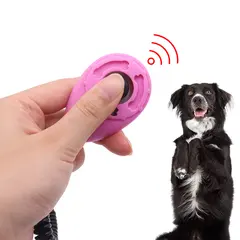 High Quality Small Dog Training Supplies PET Training Clicker Wrist Strap Custom SAP for Wholesale & OEM Programs view 3