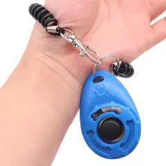 High Quality Small Dog Training Supplies PET Training Clicker Wrist Strap Custom SAP for Wholesale & OEM Programs view 4