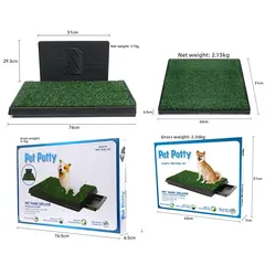 Drawer-style Dog Toilet Lawn Pet Urine Pad Potty Training Fixed-Point Defecation for potty training for fixed-point defecation for Wholesale & OEM Programs view 4