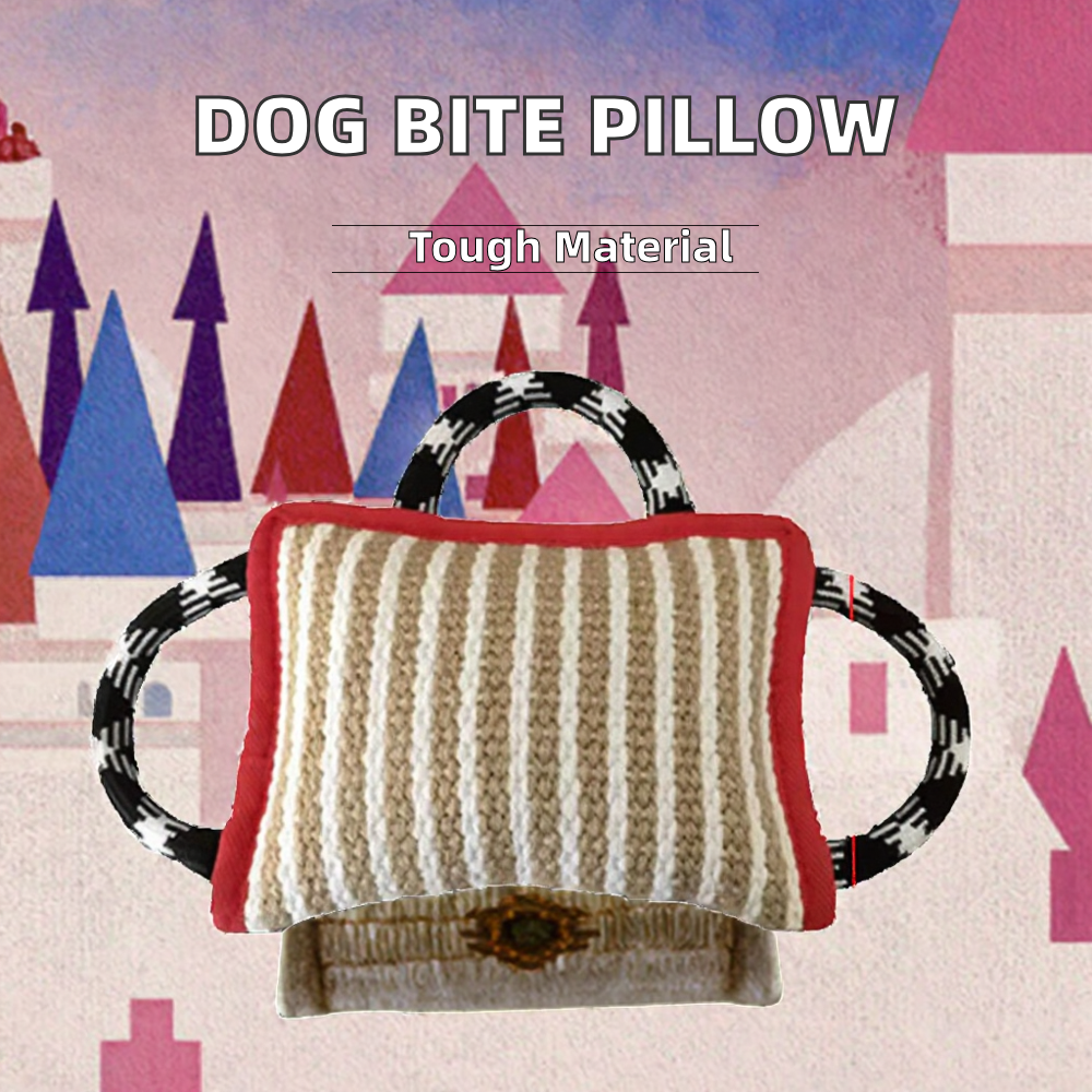 Durable Eco-Friendly Linen Dog Bite Pillow Wedge LW-2996 for Dogs for Wholesale & OEM Programs view 2