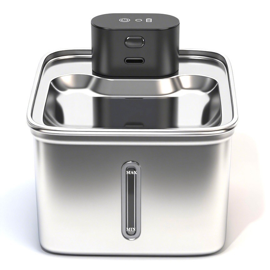 Eco-Friendly Stainless Steel Pet Water Fountain 3.5L Large Capacity Automatic for Small Animals for Wholesale & OEM Programs view 6