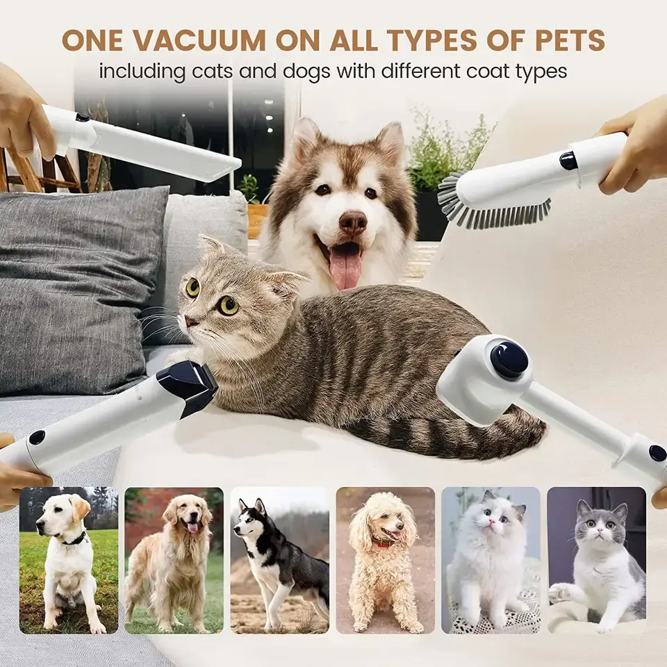 Electric Dog Pet Hair Removal Mitts & Rollers ABS Material Charge Pet Grooming Tool for Dogs for Wholesale & OEM Programs detail