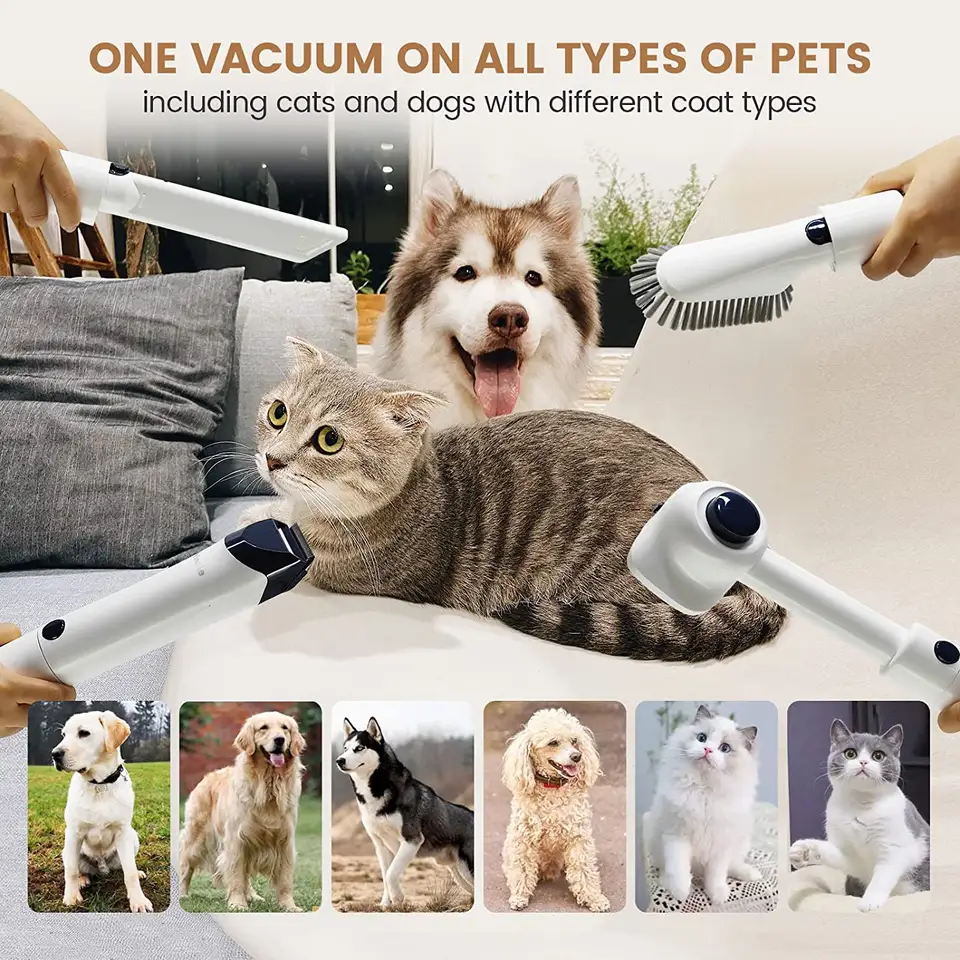 Electric Dog Pet Hair Removal Mitts & Rollers ABS Material Charge Pet Grooming Tool for Dogs for Wholesale & OEM Programs detail