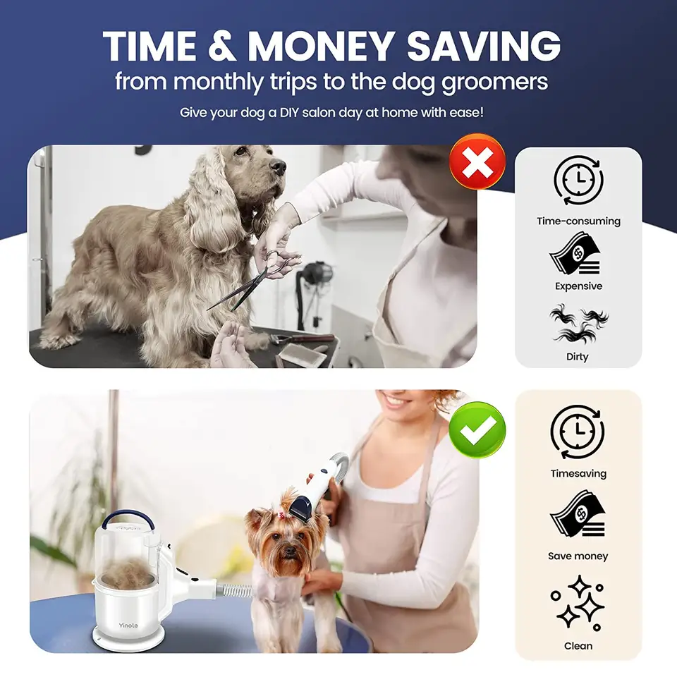 Electric Dog Pet Hair Removal Mitts & Rollers ABS Material Charge Pet Grooming Tool for Dogs for Wholesale & OEM Programs detail