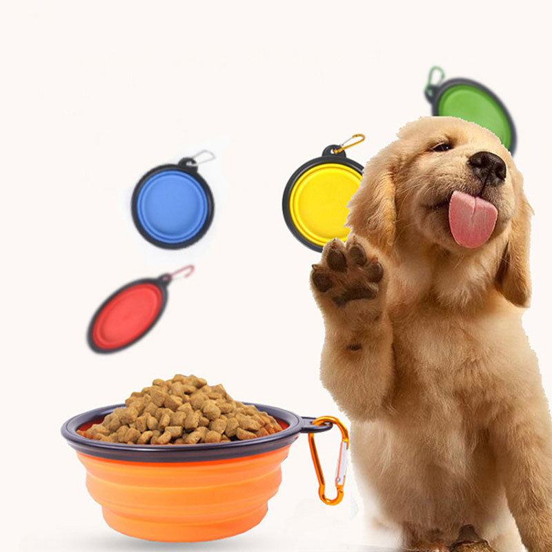 Factory Customized Portable Silicone Dog Bowl Tableware Small Size Foldable for Small Animals for Wholesale & OEM Programs detail