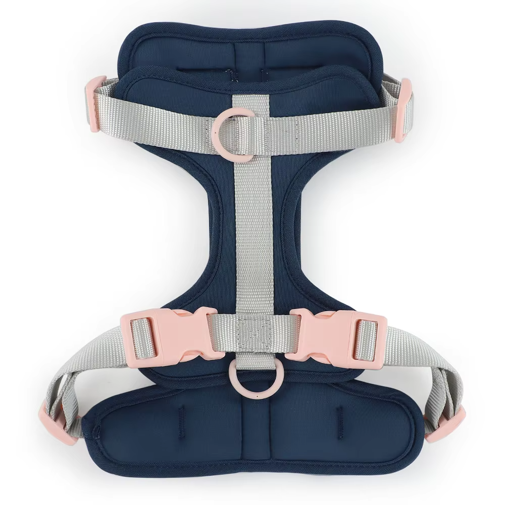 Fashion Padded Dog Harness Waterproof Dog Collar and Leash Plastic Air Layer Soft for Dogs for Wholesale & OEM Programs detail