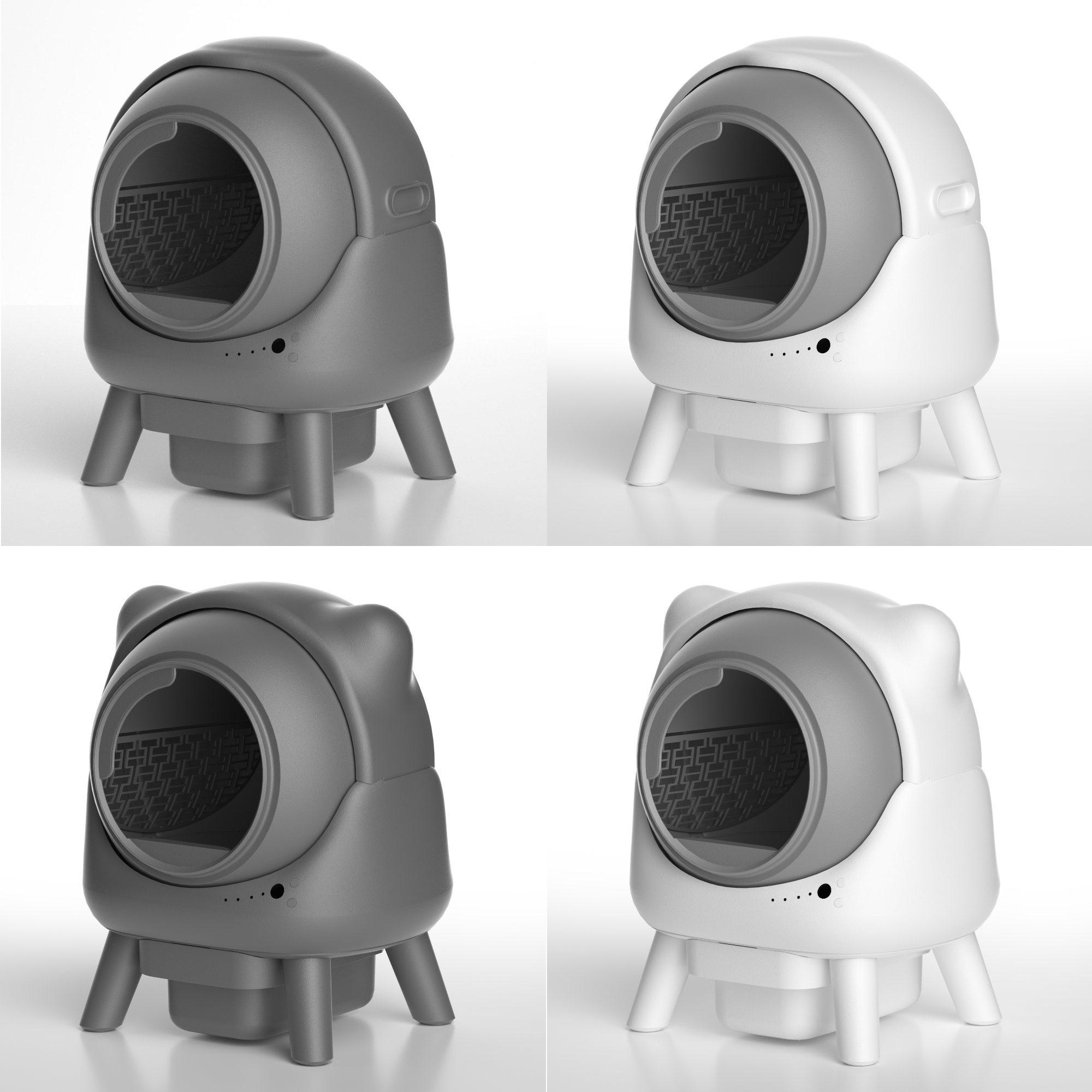 FurryStar Automatic Cat Litter Box 50L Safety Anti-Pinch Smart Self-Cleaning for Cats for Wholesale & OEM Programs view 2