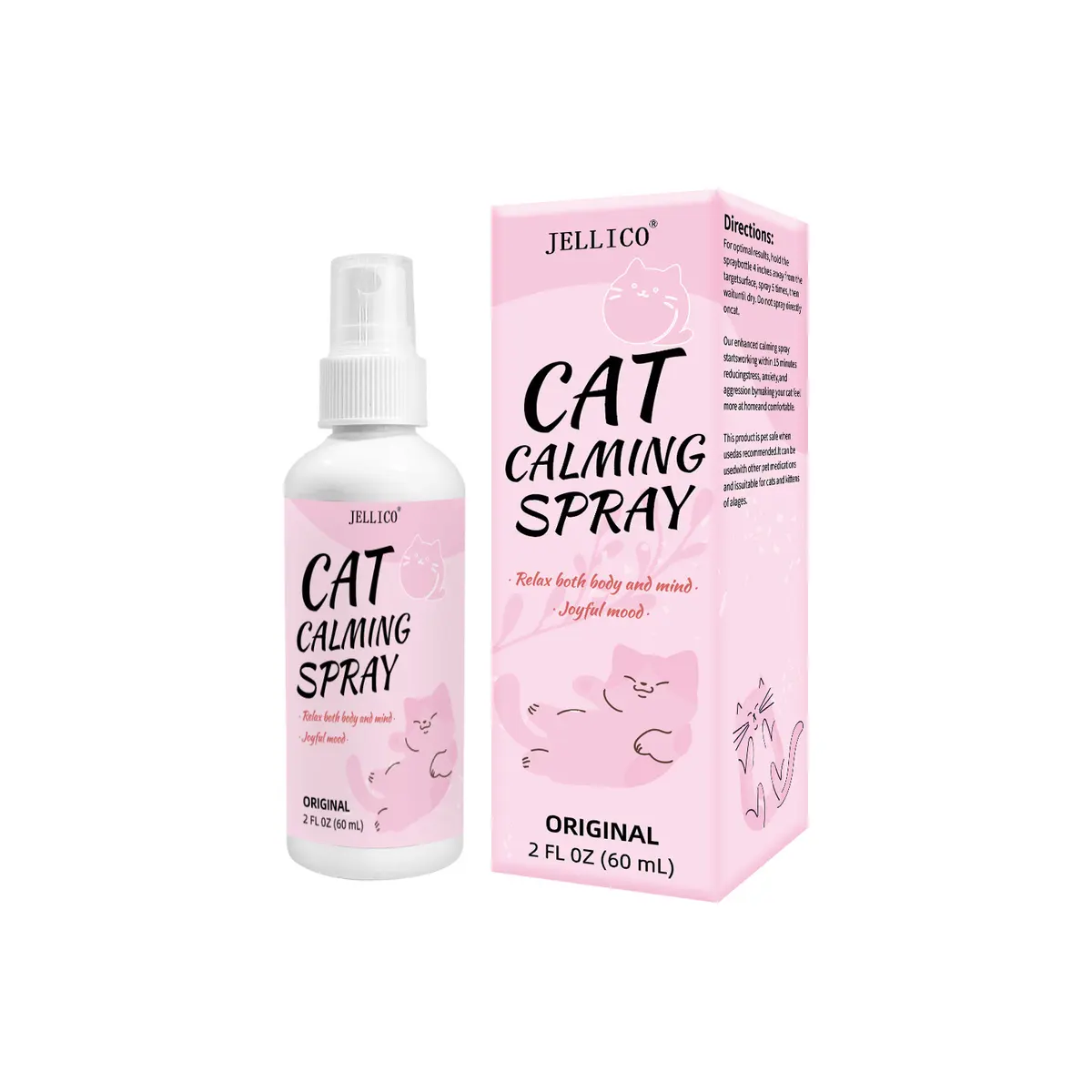 FurryStar Modern Plastic Eco-friendly Cat Emotional Soothing Pheromone Spray 60ml for Cats for Wholesale & OEM Programs