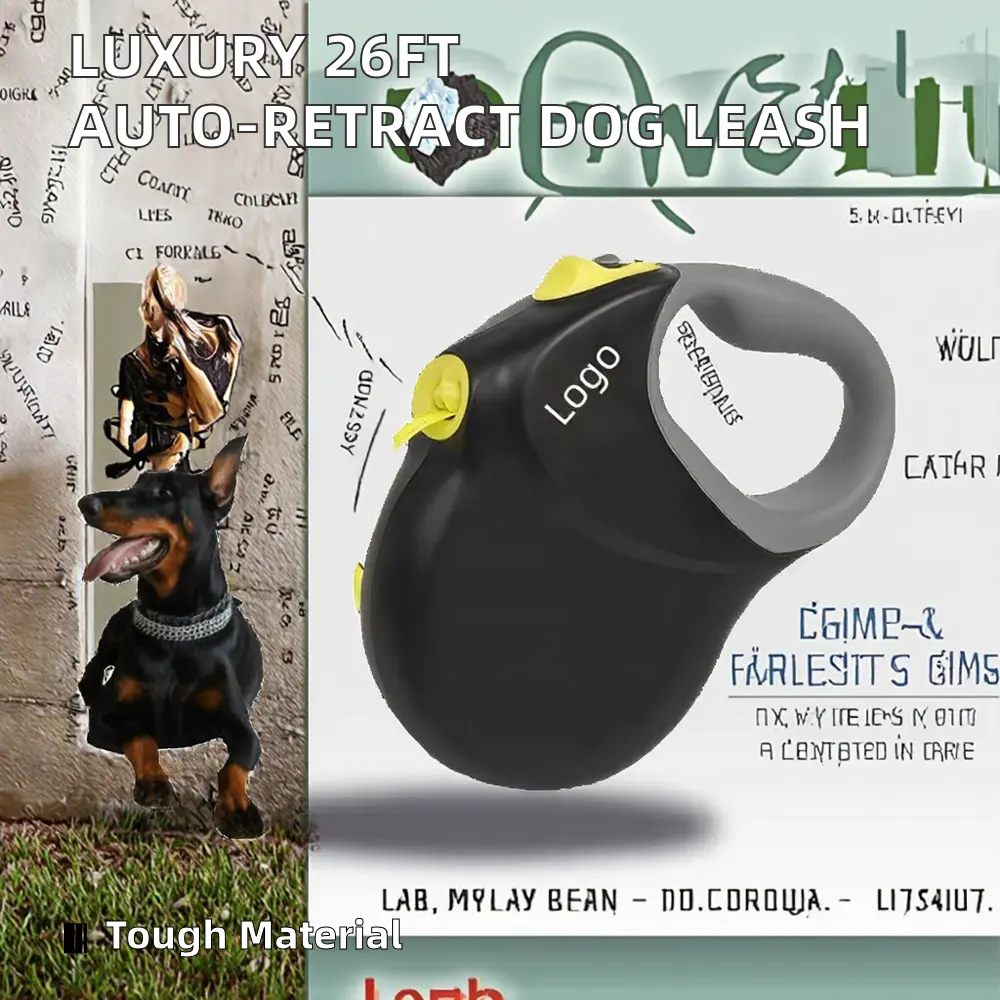Luxury 8M 26ft Heavy Duty Nylon Tape Leash qc365 for Dogs for Wholesale & OEM Programs detail