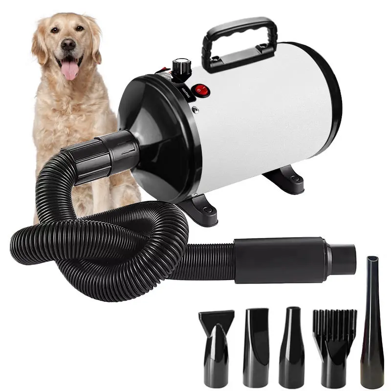 High-Power Stepless Speed Regulation Pet Hair Dryer Plastic Water Blower for Dogs for Wholesale & OEM Programs detail