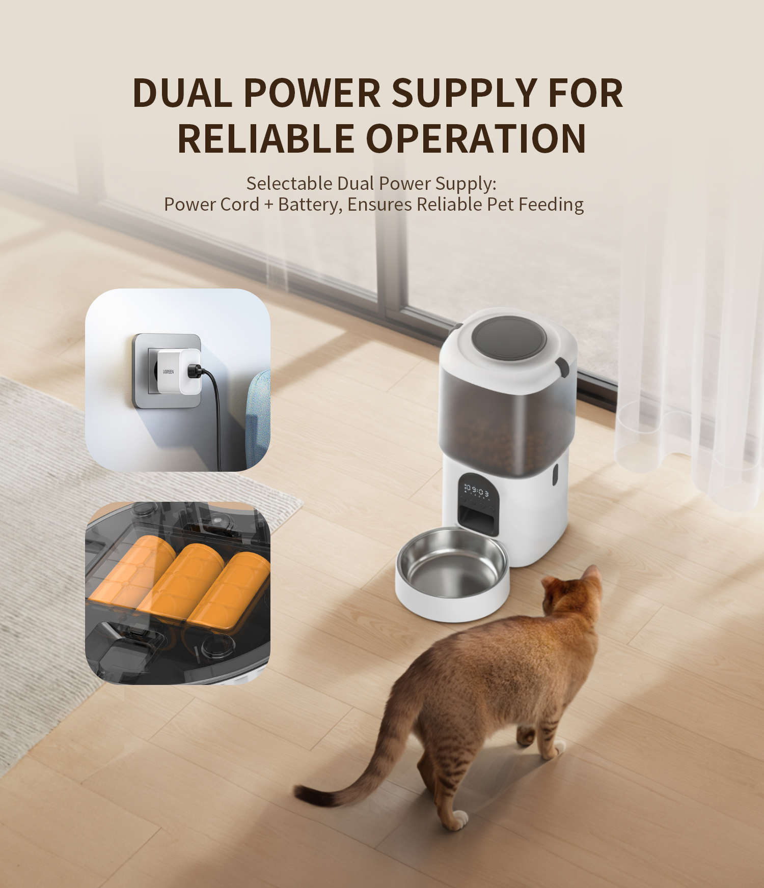 Hot Selling Professional Auto 4.5L Water Dispenser 2.5L WiFi Smart Dog Puzzle Feeder for Wholesale & OEM Programs detail