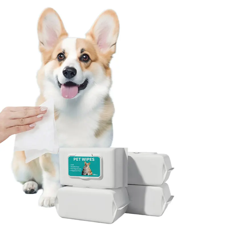 Soft Non-Woven Hypoallergenic Pet Eye Wipes Customized Fragrance YC25022001 for Dogs for Wholesale & OEM Programs detail