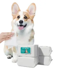 Soft Non-Woven Hypoallergenic Pet Eye Wipes Customized Fragrance YC25022001 for Dogs for Wholesale & OEM Programs view 3