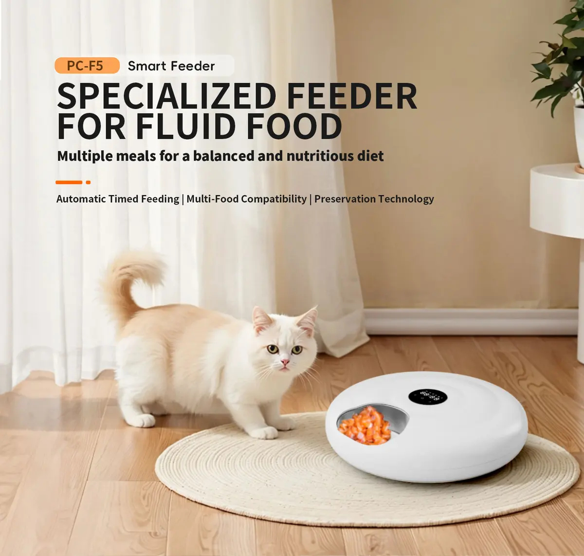 Ice Pack Fresh Meal Dispenser Pet Grooming Products PC-F5 for Dogs for Wholesale & OEM Programs detail