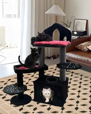 68 Inches Large Tall Cat Tree Tower Multi-Level Design Indoor Cat Condo Removable Pad for Wholesale & OEM Programs detail