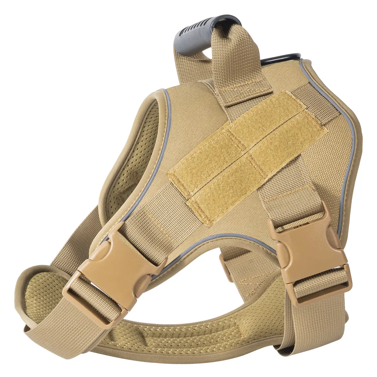 Adjustable Striped Pattern Dog Harness Large Dog Vest and Lead Walking Rope Luxury for Dogs for Wholesale & OEM Programs detail