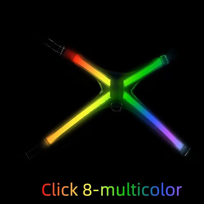 Newly Designed LED Dog Vest Harness Light Emitting CD1112 for Dogs for Wholesale & OEM Programs detail