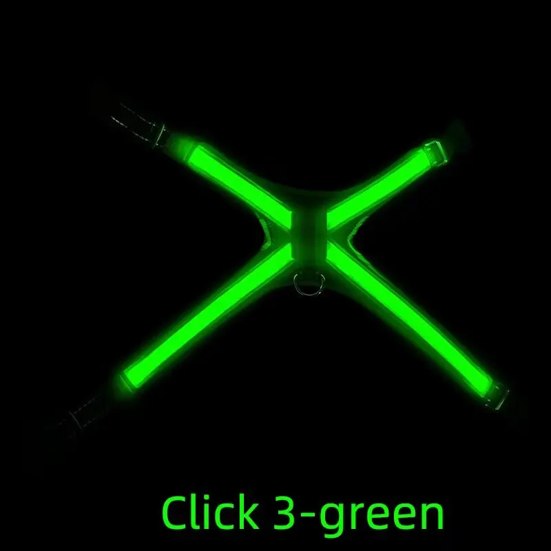 Newly Designed LED Dog Vest Harness Light Emitting CD1112 for Dogs for Wholesale & OEM Programs detail