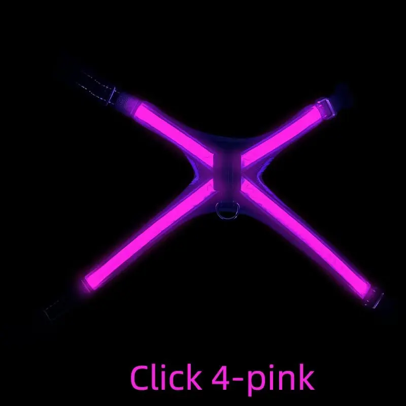 Newly Designed LED Dog Vest Harness Light Emitting CD1112 for Dogs for Wholesale & OEM Programs detail