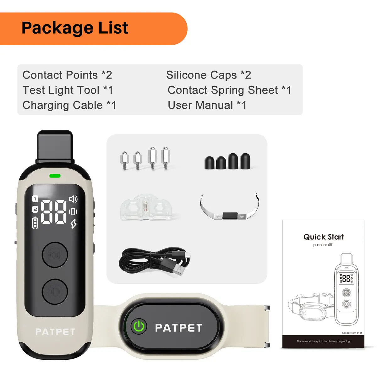 LED Screen IPX7 Waterproof 600M Control Distance Shock Beep Vibration Levels 2 for Dogs for Wholesale & OEM Programs detail