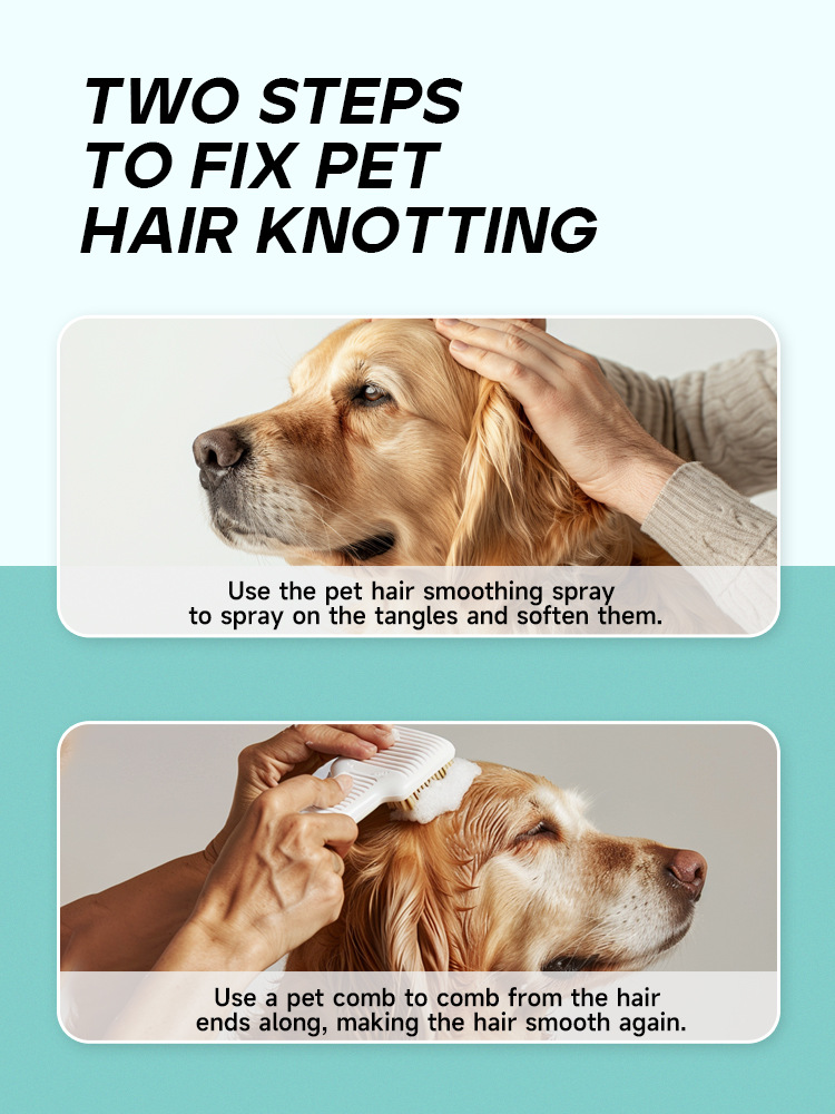 New Cat Dog Hair Detangling Grooming Shampoo Acrylic Material Zhejiang Origin Hair for cat,dog for Wholesale & OEM Programs detail