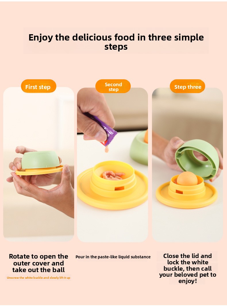 New Dog Leaky Waterproof Food Toy Rotation Can Lick Clean Tongue Fur Slow Food Pet for Dogs for Wholesale & OEM Programs detail