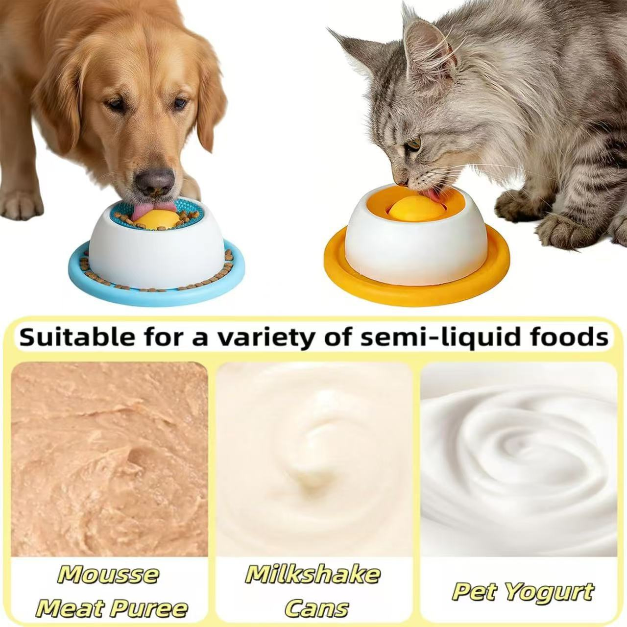 New Dog Leaky Waterproof Food Toy Rotation Can Lick Clean Tongue Fur Slow Food Pet for Dogs for Wholesale & OEM Programs view 6