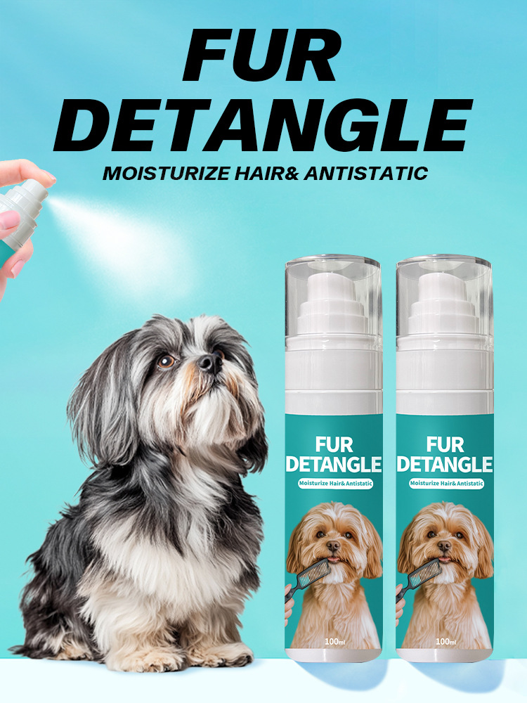 New Product Cat Dog Hair Detangling & Grooming Spray Hair Care Dropshipping in Stock for Wholesale & OEM Programs detail