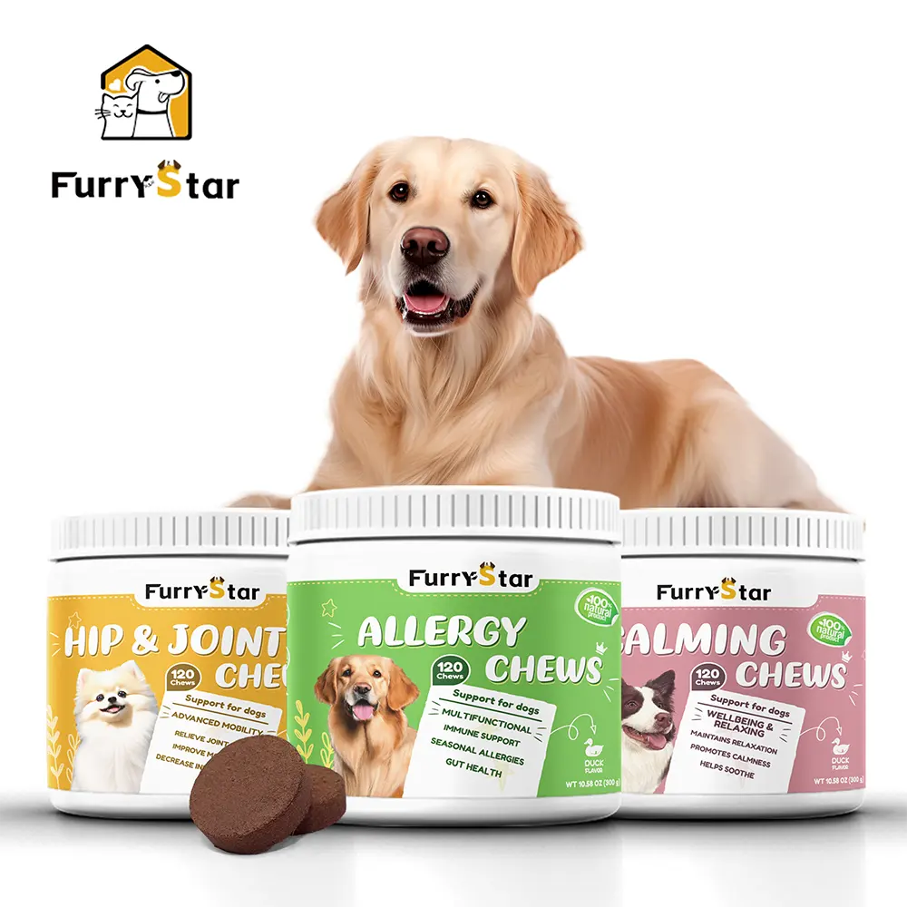 Omega 3 & Pumpkin Soft Chews Organic Top Grade Dog Allergy Relief Itchy Skin Hot Spot for Wholesale & OEM Programs detail