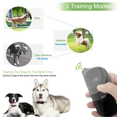 Humane Dog Training Collar Shock Type Dog Training Collars P-collar 661A-01 for Dogs for Wholesale & OEM Programs view 2