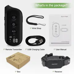 Humane Dog Training Collar Shock Type Dog Training Collars P-collar 661A-01 for Dogs for Wholesale & OEM Programs view 6