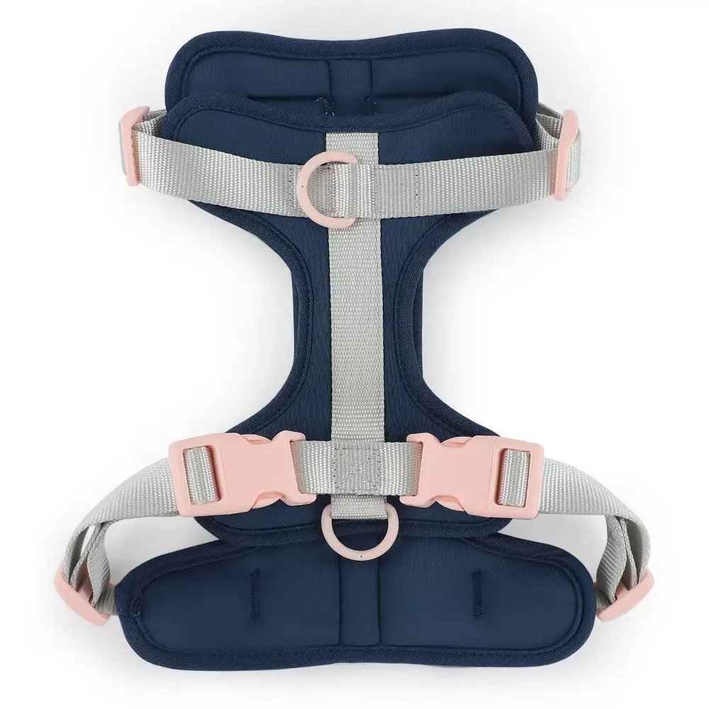 Fashion Padded Dog Harness Waterproof Dog Collar and Leash Plastic Air Layer Soft for Dogs for Wholesale & OEM Programs detail