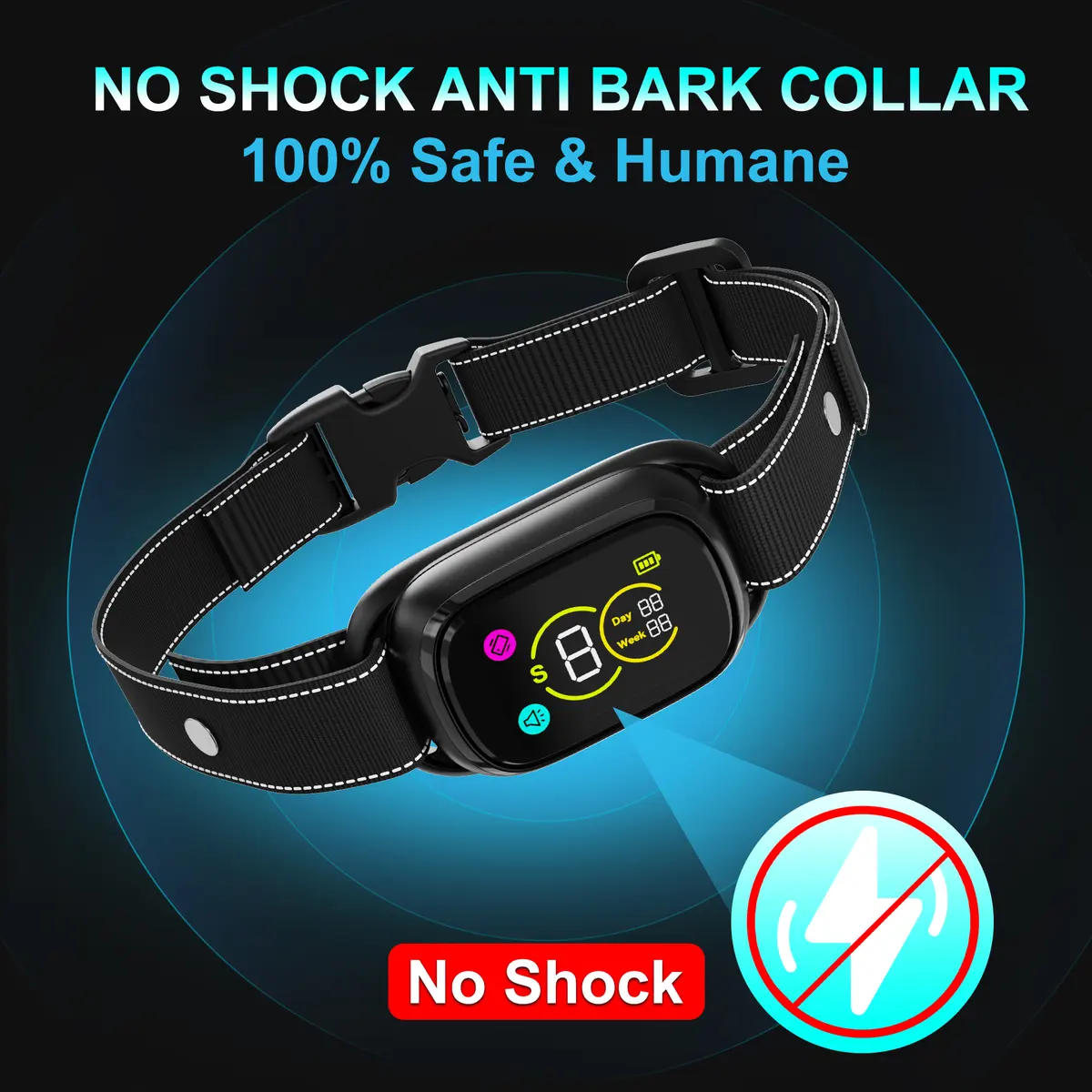 PATPET Electronic Bark Collar Rechargeable Dog Training Collar Remote Control Pet for Dogs for Wholesale & OEM Programs detail