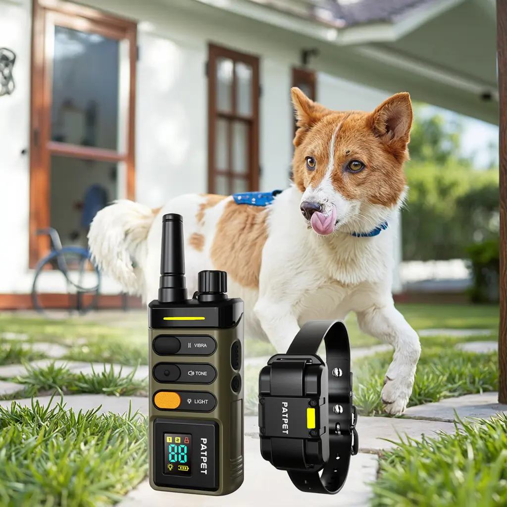 PATPET Electronic Bark Collar Rechargeable Dog Training Collar Remote Control Pet for Dogs for Wholesale & OEM Programs