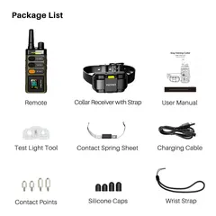 PATPET Electronic Bark Collar Rechargeable Dog Training Collar Remote Control Pet for Dogs for Wholesale & OEM Programs view 6