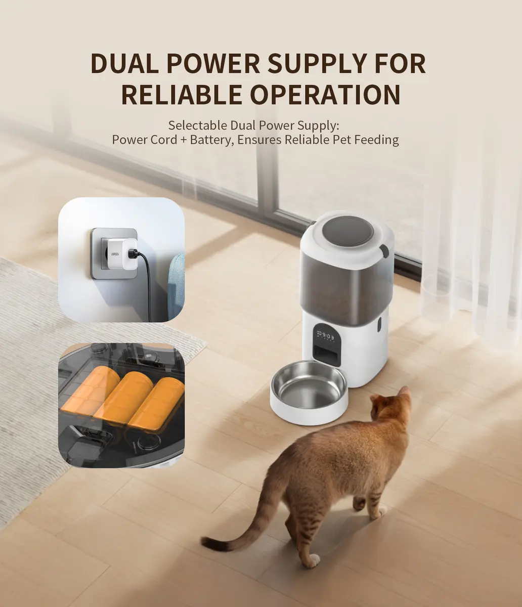 Hot Selling Professional Auto 4.5L Water Dispenser 2.5L WiFi Smart Dog Puzzle Feeder for Wholesale & OEM Programs detail