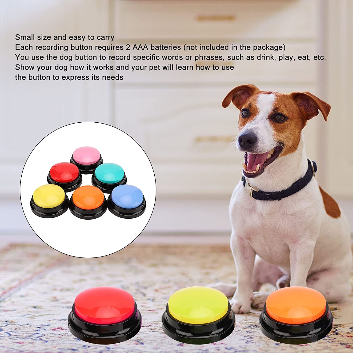 Pet Communication Button Dog Talking Sound Box Training Toy Recorder Sound Maker for pet communication, dog training for Wholesale & OEM Programs detail