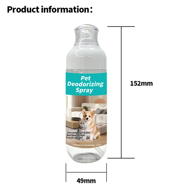 Pet Deodorizer Odor Removal Dog Litter Biological Enzyme Sea Fresh Soft Cotton 150ml for Wholesale & OEM Programs