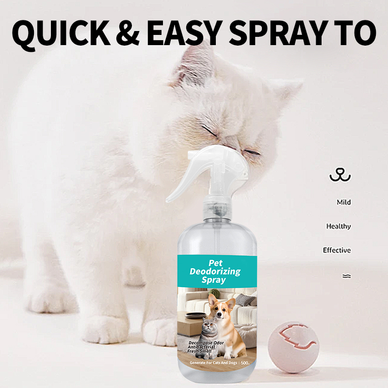 Pet Deodorizer Odor Removal Dog Litter Biological Enzyme Soft Cotton 500ml OEM Air for Dogs for Wholesale & OEM Programs detail
