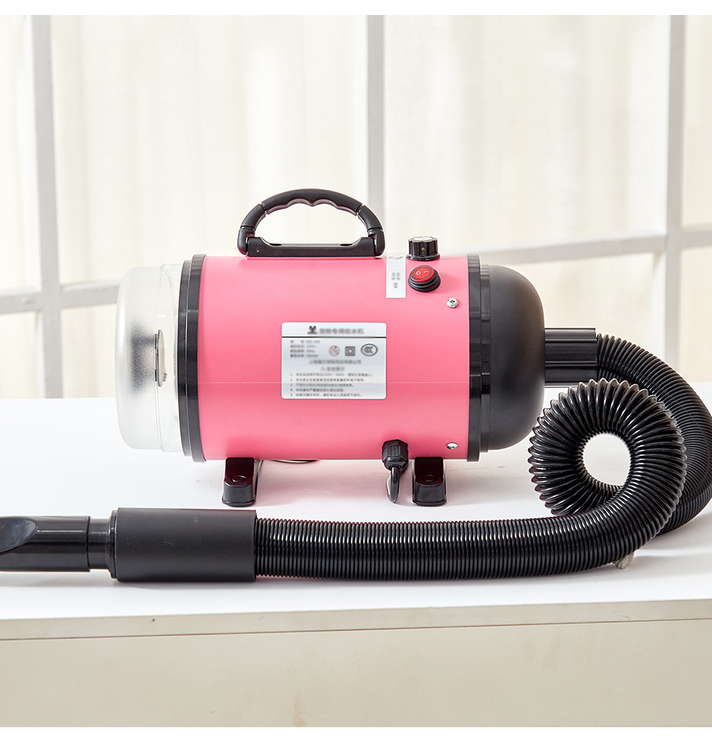 Pet Dryer Machine Adjustable Speed Low Noise Dog Hair Dryer Grooming Vacuum Dryer for Small Animals for Wholesale & OEM Programs detail