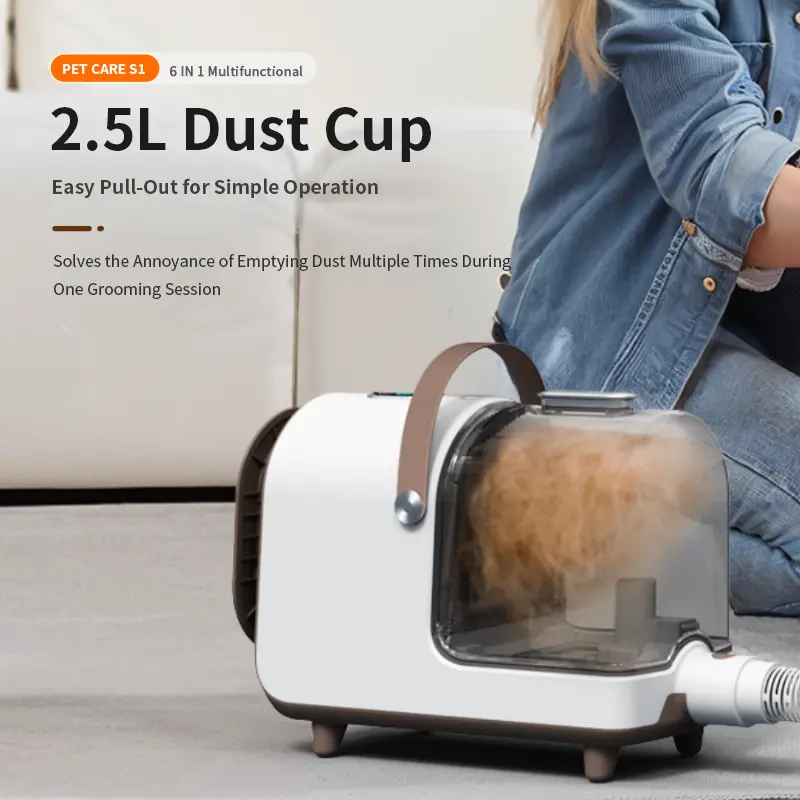 Professional Luxury Pet Hair Vacuum Cleaner Kit PC-S1 for Small Animals for Wholesale & OEM Programs detail