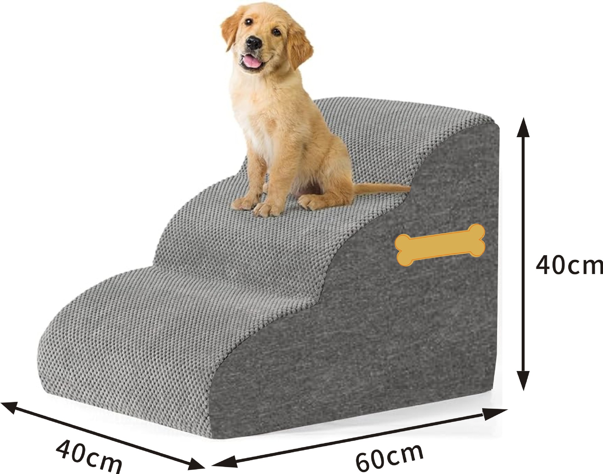 Pet Staircase Removable Foam Steps Daily Care Supplies for climbing onto sofas and beds for Wholesale & OEM Programs detail