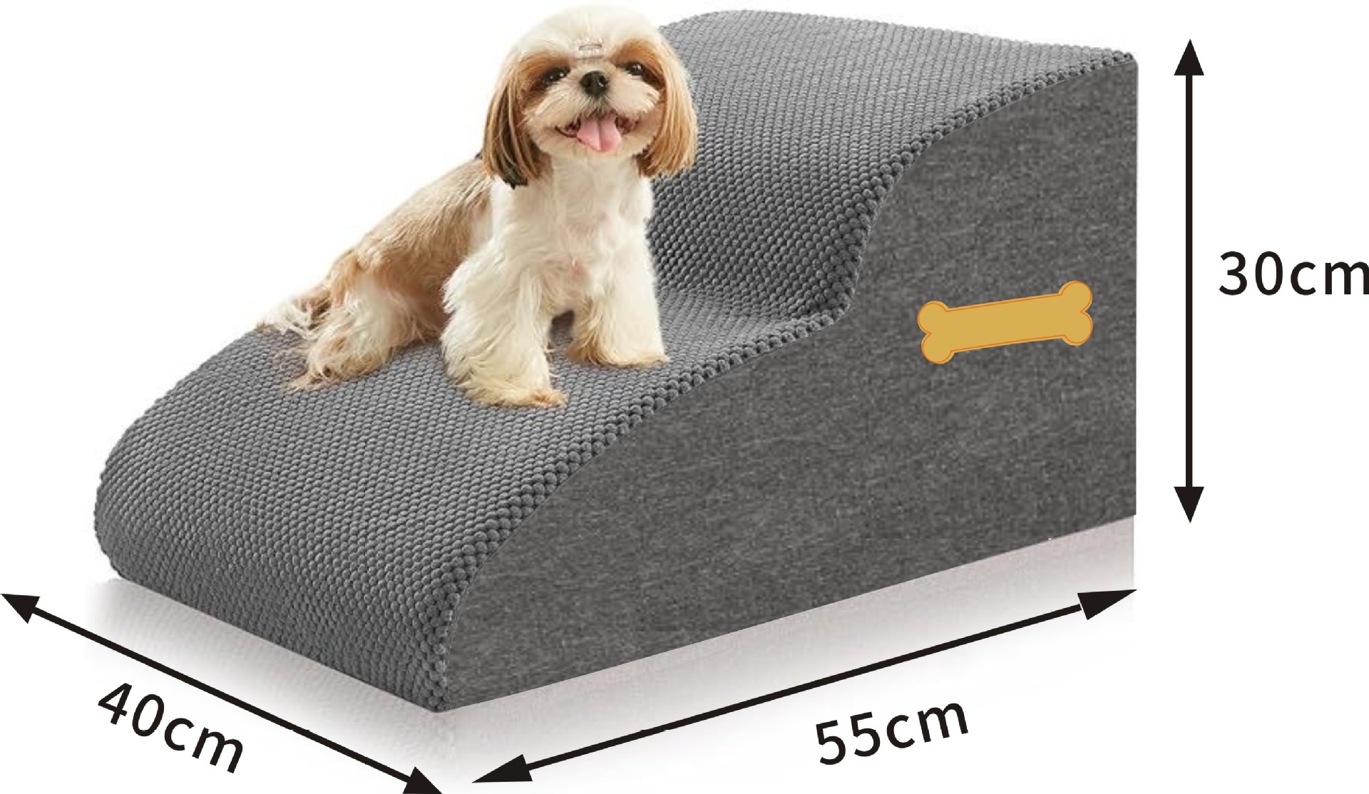 Pet Staircase Removable Foam Steps Daily Care Supplies for climbing onto sofas and beds for Wholesale & OEM Programs detail