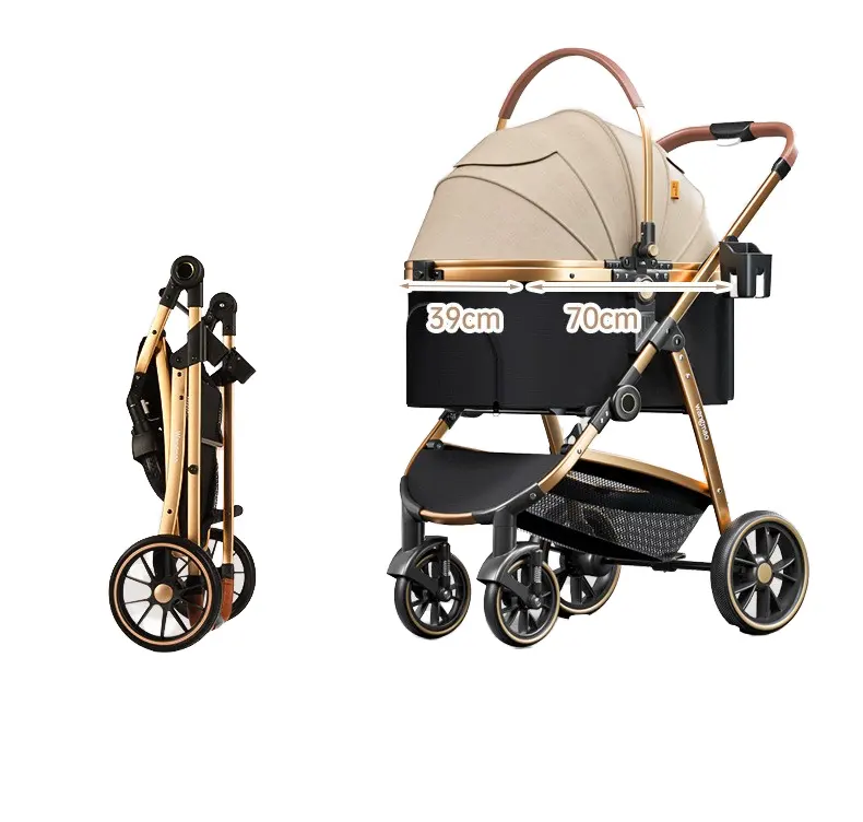 Custom Outdoor Pet Stroller Backpack Portable Dog Carrier for Travel Adventures for Dogs for Wholesale & OEM Programs detail