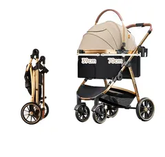 Custom Outdoor Pet Stroller Backpack Portable Dog Carrier for Travel Adventures for Dogs for Wholesale & OEM Programs view 1