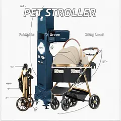 Custom Outdoor Pet Stroller Backpack Portable Dog Carrier for Travel Adventures for Dogs for Wholesale & OEM Programs view 2