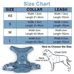 Pet Supplies No Pull Harnesses Pet Harness HSZ2021112001 for Dogs for Wholesale & OEM Programs view 3