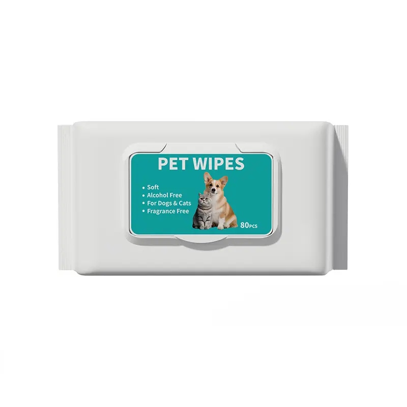 Pet Wet Wipes 80 Sheets Cat Dog Cleaning Grooming Supplies OEM Custom Branding Beauty for Wholesale & OEM Programs