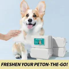 Pet Wet Wipes 80 Sheets Cat Dog Cleaning Grooming Supplies OEM Custom Branding Beauty for Wholesale & OEM Programs view 4